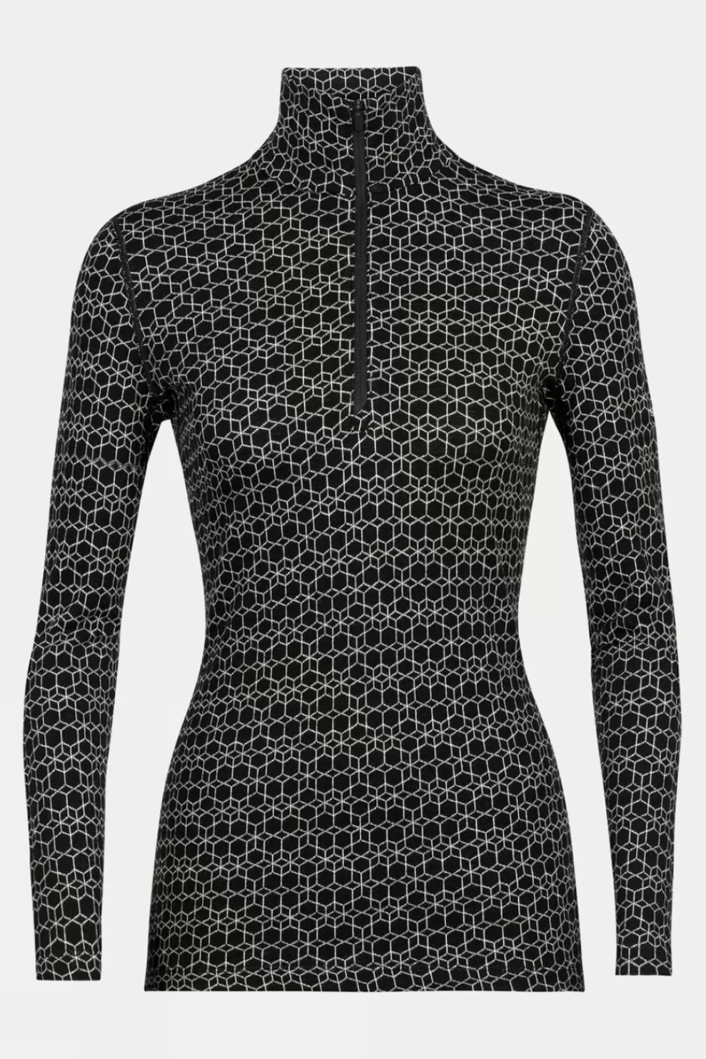 Icebreaker Womens 250 Vertex Long Sleeve Half Zip Alpine Geo Top<Women Base Layer Tops