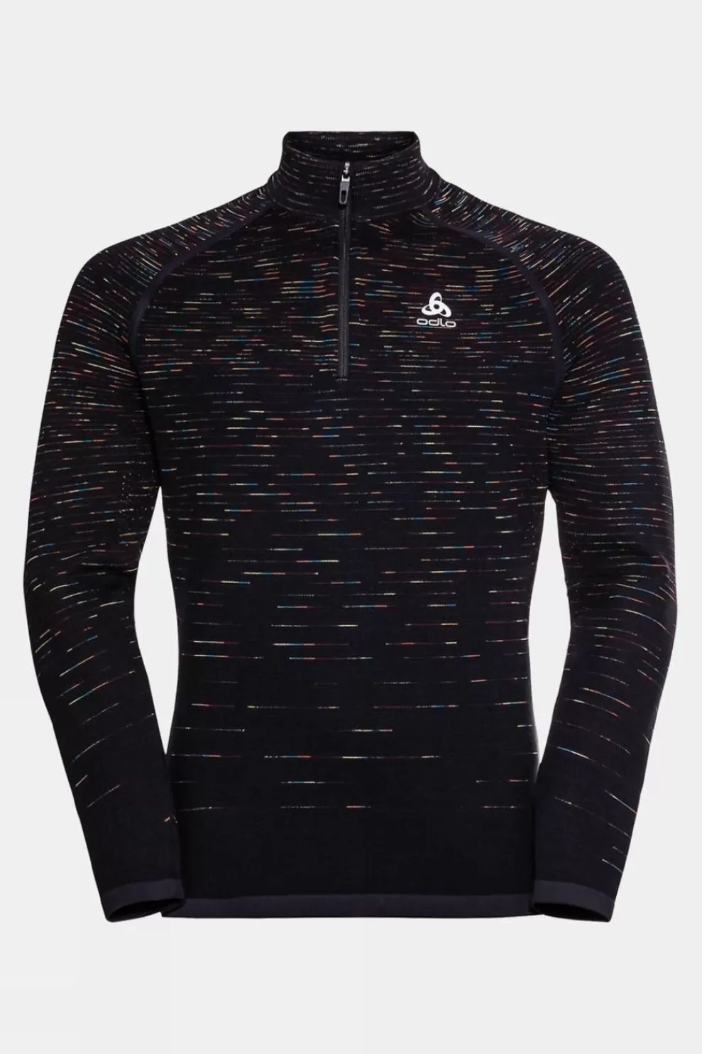 Odlo Womens Blackcomb Eco Bl Turtle Neck Long Sleeve Half Zip Top<Women Base Layer Tops
