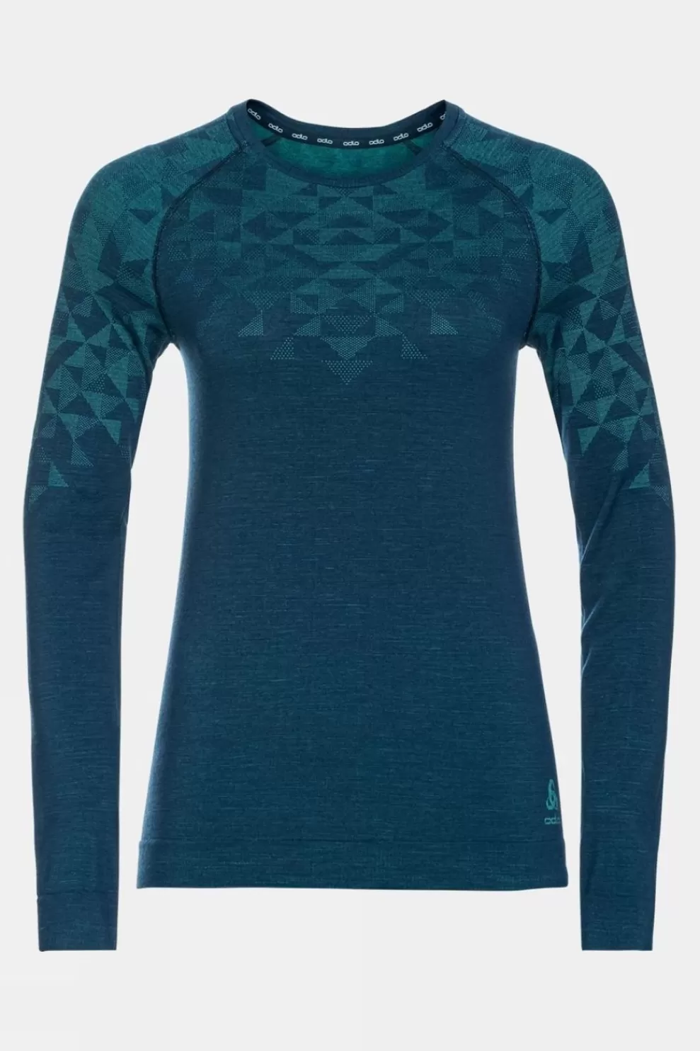 Odlo Womens Kinship Performance Wool Warm Long Sleeve Baselayer Top<Women Base Layer Tops