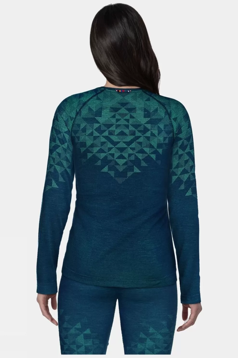 Odlo Womens Kinship Performance Wool Warm Long Sleeve Baselayer Top<Women Base Layer Tops