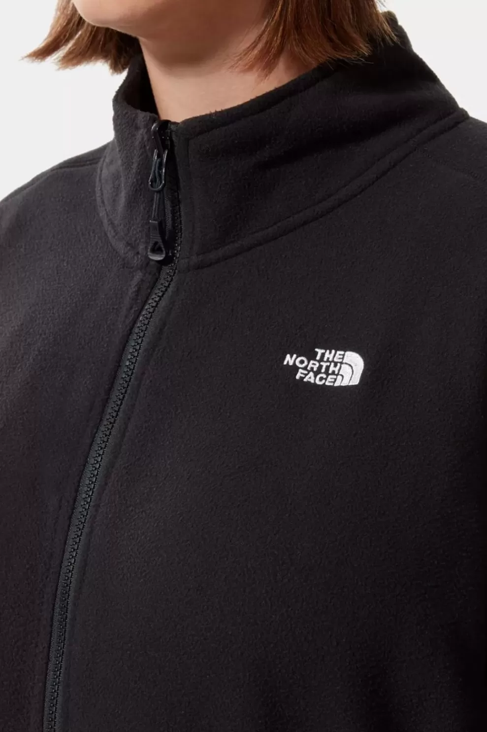 The North Face Womens Plus Size 100 Glacier Full-Zip Fleece Jacket<Women Fleeces + Mid-Layers